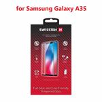 Swissten sklo Full Glue Samsung Galaxy A35, černé 