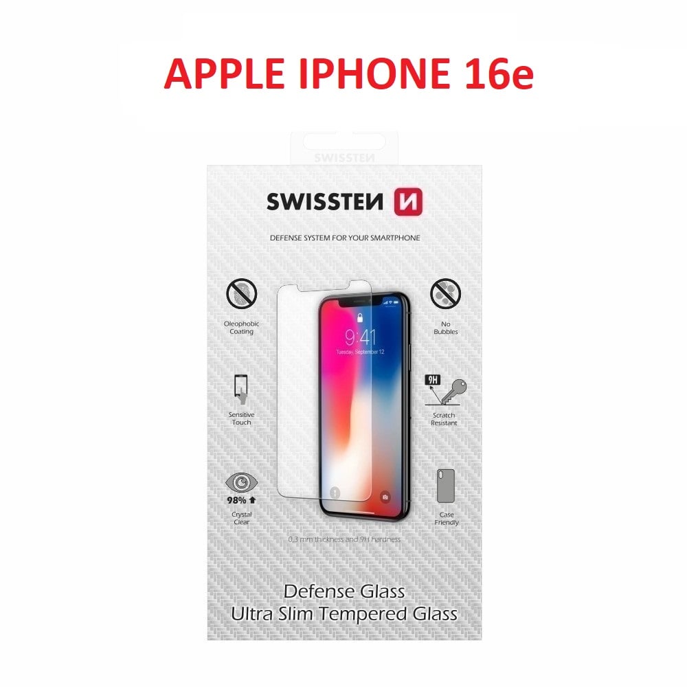 Swissten sklo pro Apple iPhone 17e/16e RE 2.5D