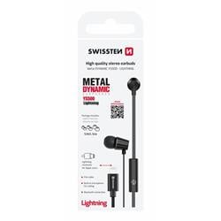 Swissten sluchátka Earbuds YS500, černá  