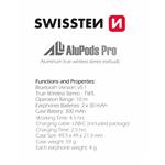 Swissten TWS sluchátka Alupods Pro