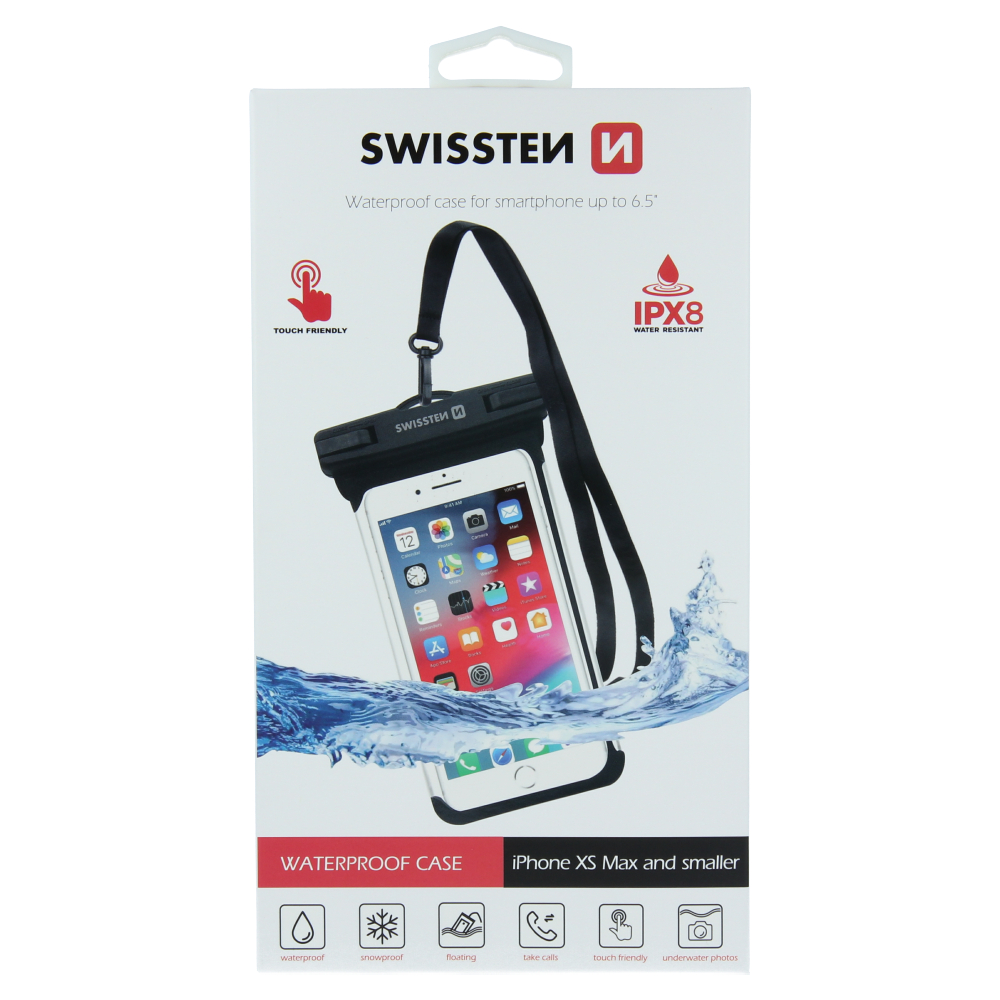 Swissten Waterproof, černé