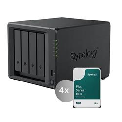 Synology DS423+ DiskStation včetně 4ks HDD 4TB (HAT3300-4T), CPU J4125, RAM 2GB, 2x GLAN, 2x M.2 slot