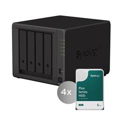 Synology DS923+ DiskStation včetně 4ks HDD 6TB (HAT3300-6T), CPU R1600, RAM 4GB, 2x GLAN, 1x eSATA