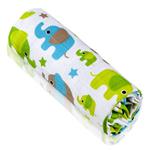 T-TOMI BIO Bambusová osuška Green elephants
