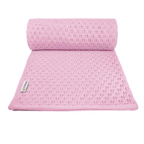 T-TOMI Pletená deka SUMMER Pink