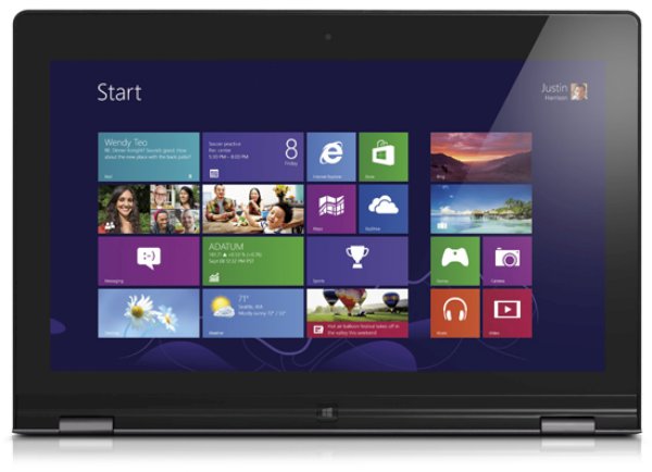 Tablet Lenovo Yoga 13 13,3" HD+ IPS LED (dotykový), Core i7-3517U, 8GB, 128GB SSD, DVD,WiFi,BT,CAM,W8-64bit