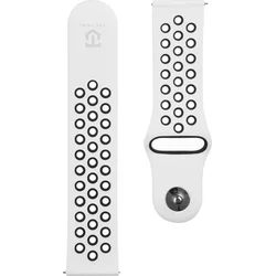 Tactical 713 Double Silikonový Řemínek 22mm White/Black