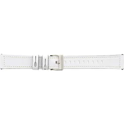 Tactical Color Kožený Pásek pro Samsung Gear S2 Classic White - bílý