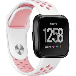 Tactical Double Silikonový Pásek pro Xiaomi Amazfit Pace White/Pink - bílo růžový