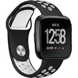 Tactical Double silikonový řemínek pro Samsung Gear 42mm Black/White - černo bílý