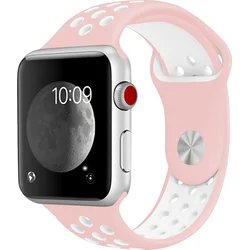 Tactical Double silikonový řemínek pro Samsung Gear 42mm Pink/White - růžovo bílý