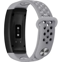 Tactical Double silikonový řemínek pro Samsung Gear Fit 2 Pro Grey - šedý