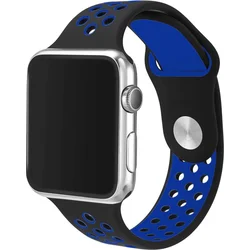Tactical Double silikonový řemínek pro Xiaomi Amazfit Bip Black/Blue - černo modrý