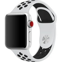 Tactical Double silikonový řemínek pro Xiaomi Amazfit Bip White/Black - bílo černý