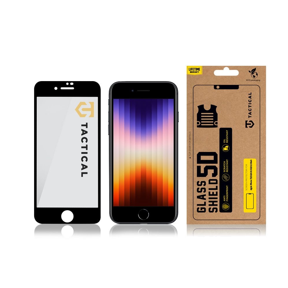 Tactical Glass Shield 5D sklo pro Apple iPhone 7/8/SE2020 Black