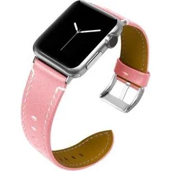 Tactical kožený řemínek pro Fitbit Versa Pink