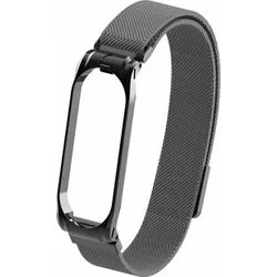 Tactical Loop magnetický kovový řemínek pro Xiaomi Mi Band 3/4 Black
