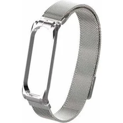 Tactical Loop Magnetický Kovový Řemínek pro Xiaomi Mi Band 5 Silver - stříbrný 2452572 - Wearables