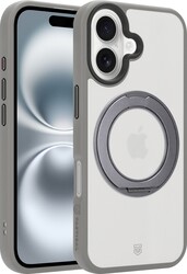 Tactical MagForce Hyperstand puzdro pre Apple iPhone 16, svetlošedé