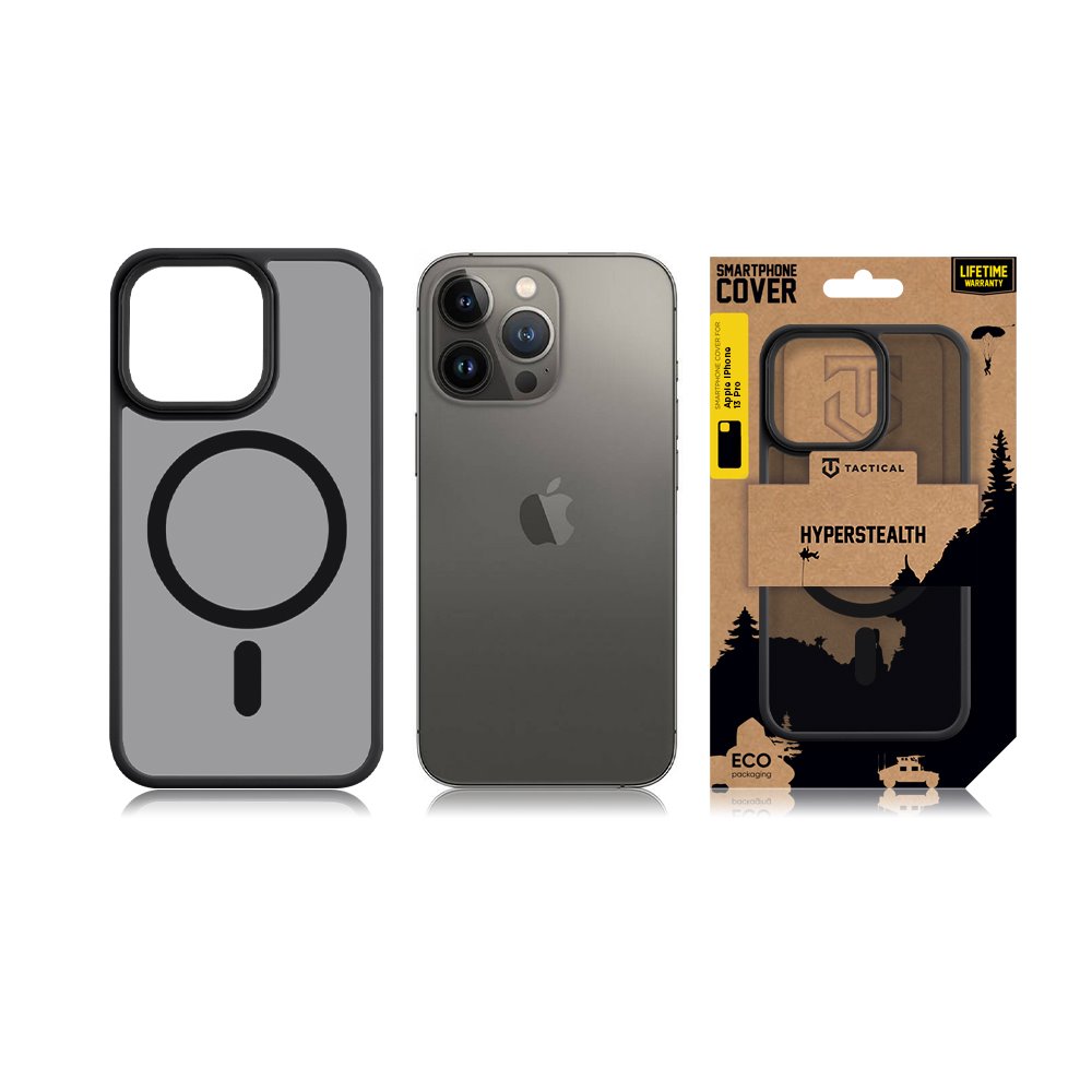 Tactical MagForce Hyperstealth Kryt pro iPhone 13 Pro Asphalt