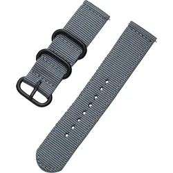 Tactical Nylon Pásek pro Samsung Gear 46mm Grey - šedý