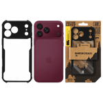 Tactical Quantum Stealth Kryt pro Apple iPhone 17 Pro Max/18 Pro Max Clear/Black