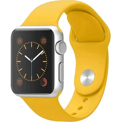 Tactical Silikonový Pásek pro Apple Watch 4 44mm Yellow - žlutý