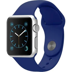 Tactical silikonový řemínek pro Apple Watch 1/2/3 42mm Blue - modrý