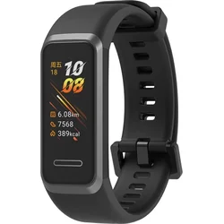 Tactical silikonový řemínek pro Huawei Band 4 Pro Black - černý