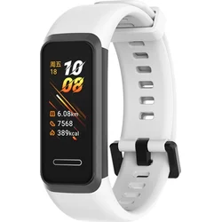 Tactical silikonový řemínek pro Huawei Band 4 Pro White - bílý