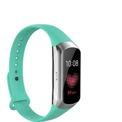 Tactical silikonový řemínek pro Samsung Galaxy Fit Turquoise - modro zelený
