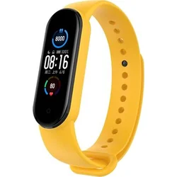 Tactical Silikonový Řemínek pro Xiaomi Mi Band 5 Yellow - žlutý