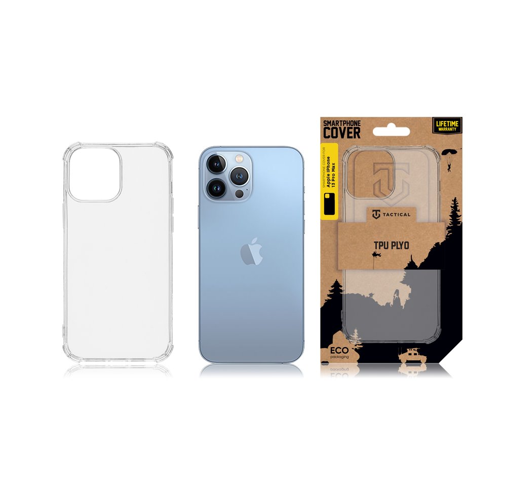 Tactical TPU Plyo Kryt pro Apple iPhone 13 Pro Max Transparent