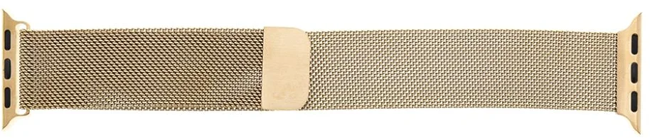 Taktická slučka Magnetický kovový remienok pre Apple Watch 4 44 mm Rose Gold - Rose Gold