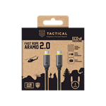 Taktický kábel Fast Rope Aramid 2.0 USB-C/USB-C 1m