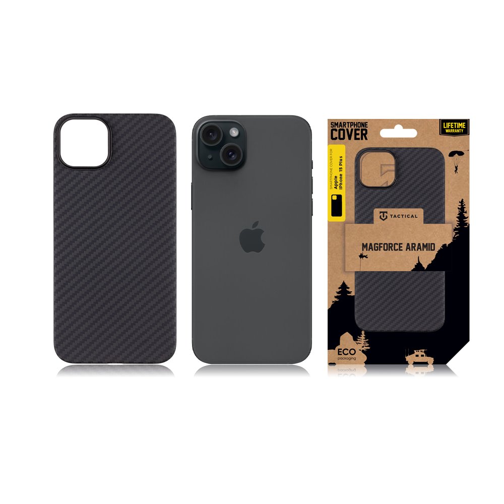 Taktický kryt MagForce Aramid pre Apple iPhone 15 Plus Black