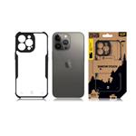 Taktický kryt Quantum Stealth pre Apple iPhone 13 Pro číry/čierny