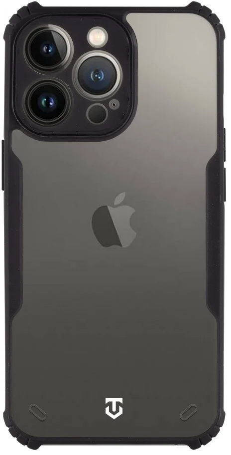 Taktický kryt Quantum Stealth pre Apple iPhone 13 Pro číry/čierny