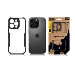 Taktický kryt Quantum Stealth pre Apple iPhone 16 Pro číry/čierny