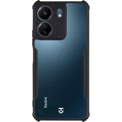 Taktický kryt Quantum Stealth pre Xiaomi Redmi 13C/Poco C65 Clear/Black