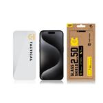 Taktický sklenený štít 2,5D sklo pre Apple iPhone 15 Pro Clear