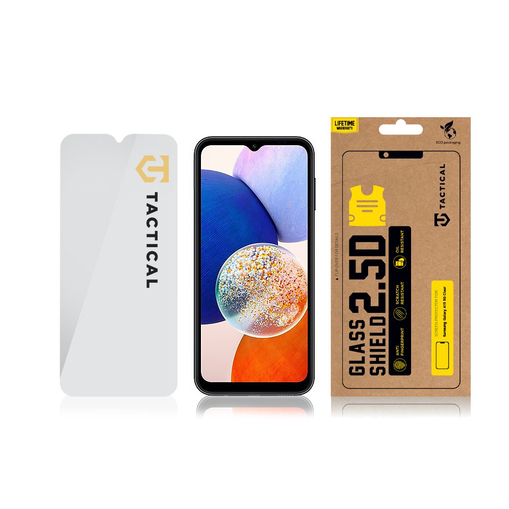 Taktický sklenený štít 2,5D sklo pre Samsung Galaxy A14 5G Clear