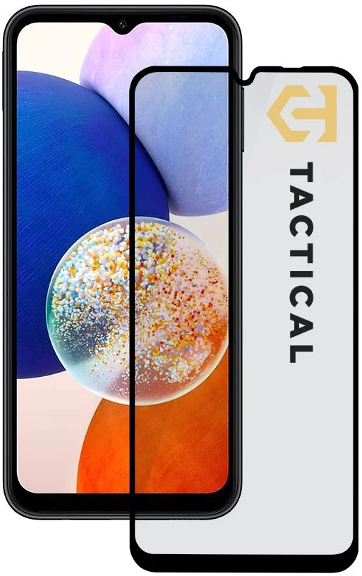 Taktický sklenený štít 5D sklo pre Samsung Galaxy A14 5G Black