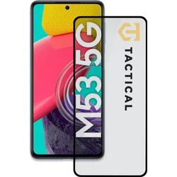 Taktický sklenený štít 5D sklo pre Samsung Galaxy M53 5G Black