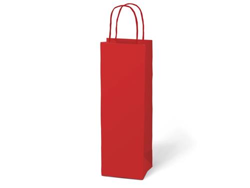 Taška dárková T12 kraft 120x360x90 červená, 6ks