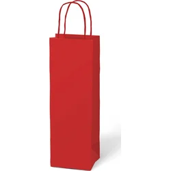 Taška dárková T12 kraft 120x360x90 červená, 6ks