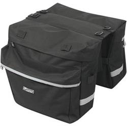 taška na nosič FORCE DOUBLE, čierna 2x10 l 89635