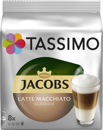 TASSIMO Kapsle pro espressa Latte Macchiato, 8 ks