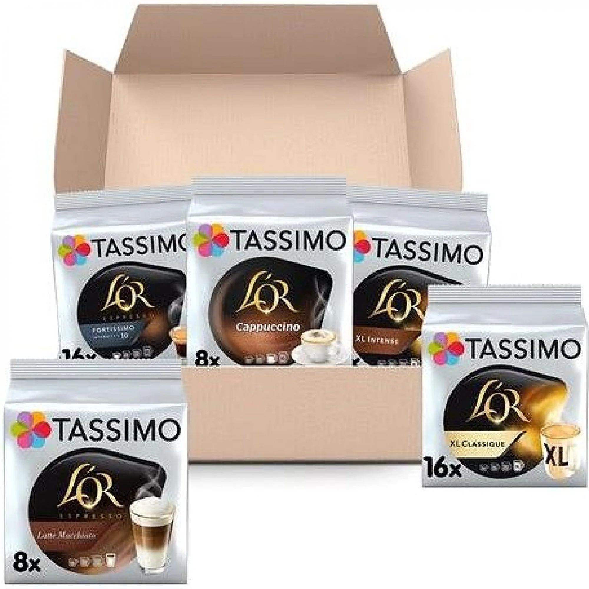 TASSIMO Variačný box kapsúl do nespressa, 64 ks (41015813) TSBOHEMIA.SK
