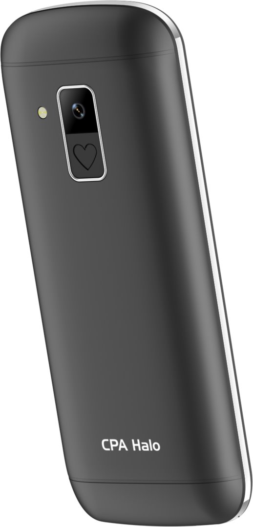 Telefon CPA Halo 28 Senior černý s nabíjecím stojánkem